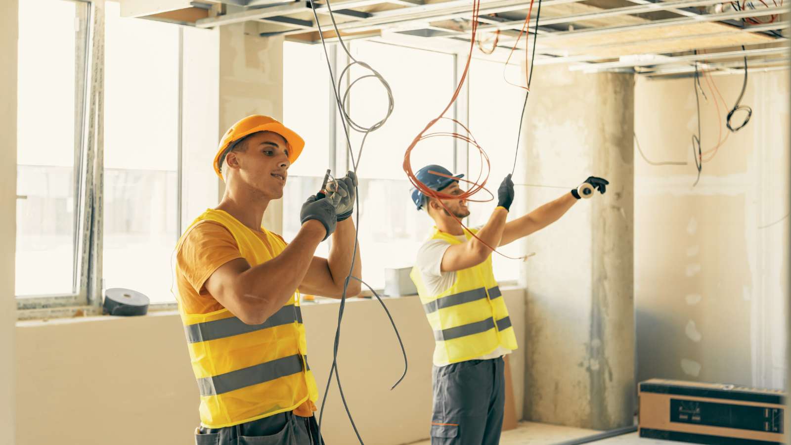 intervention des électriciens