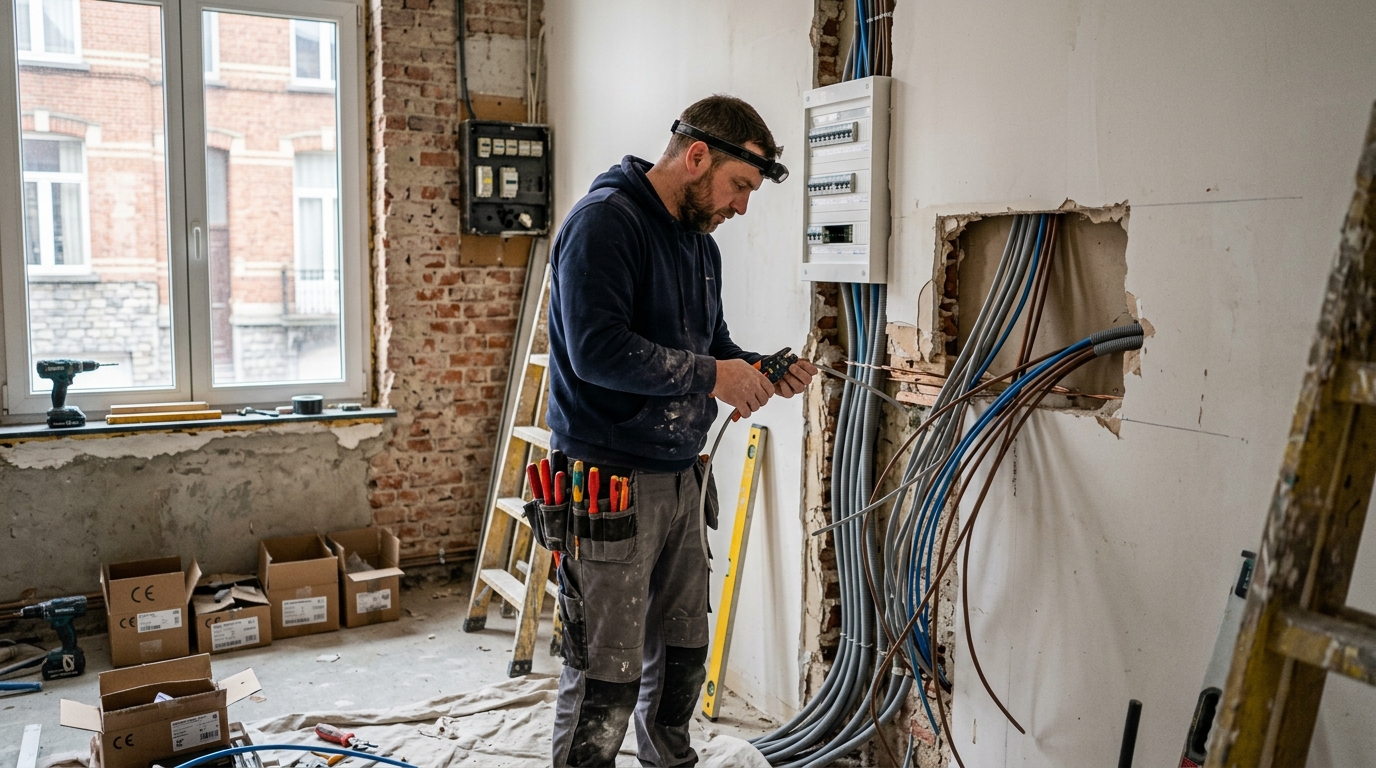 Prix d'une rénovation électrique à Bruxelles en 2026