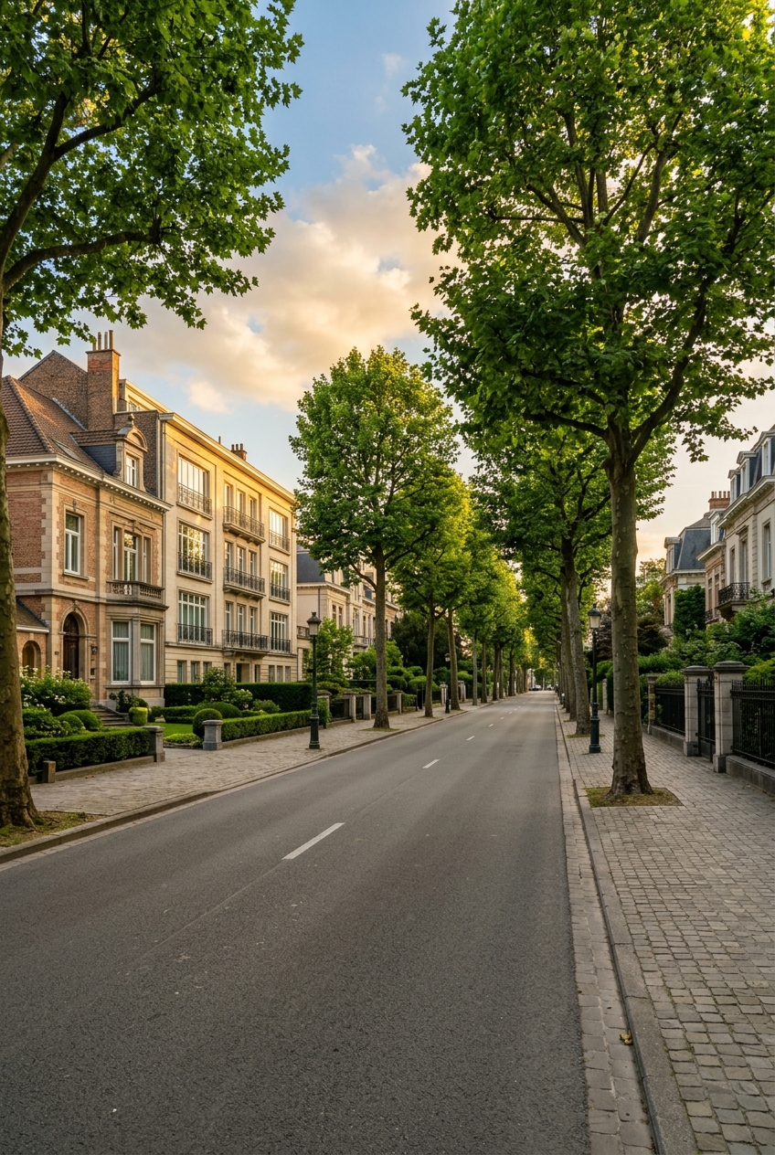avenue-arboree-et-maisons-bourgeoises-zl1b Avenue arborée et maisons bourgeoises typiques de Woluwe-