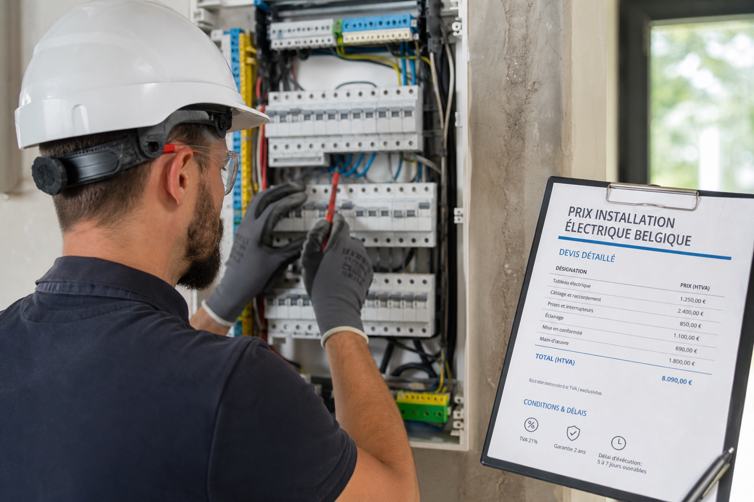 Prix Installation Électrique Belgique : Tarifs & Devis 2026