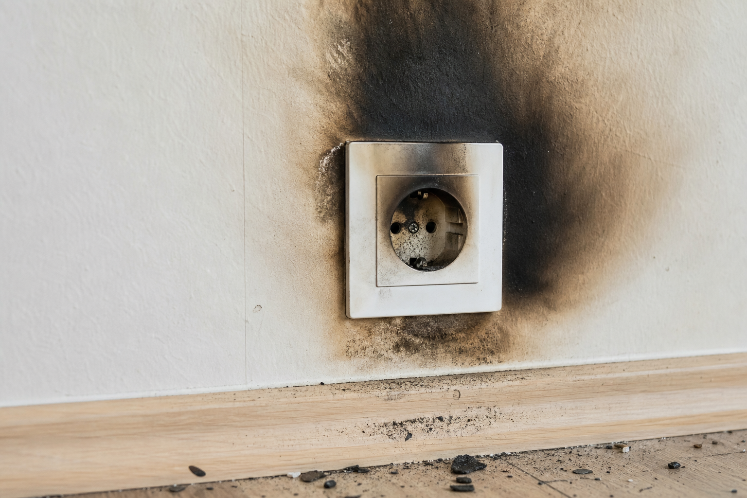 Prise électrique brûlée que faire en premier lieu : les gestes immédiats